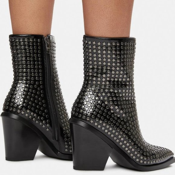 Gothic Southern Western Death Rock Boots Size 7.5 Dolls Kill - Picture 4 of 4